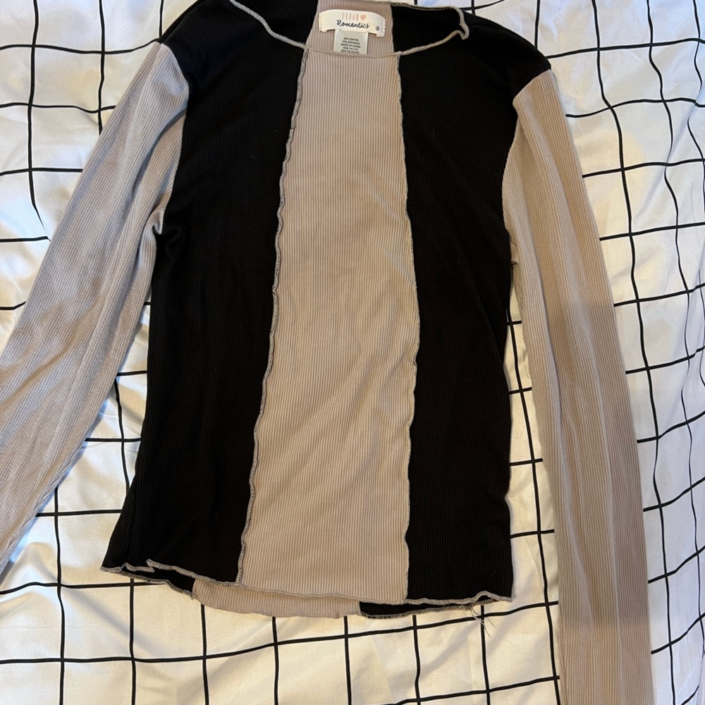 LONG SLEEVE LAYERED SHIRT SIZE S